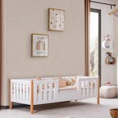 Montessori Karyola, Berlin Mdf Montessori Yatak - Ceviz - 1