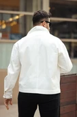 ERKEK BAHARLIK TORBA CEPLİ GABARDİN CEKET - 12