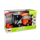 1:16 Sürtmeli Sesli Işıklı Sokak Süpürücü Oyuncak Araba thumbnail 4