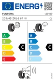Funtoma 205/45 ZR16 TL 87W REINF. ROADFUN SPORT Yaz Lastiği (Üretim Tarihi:2024) - 2