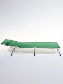 Ecm Proger Sırt Ayarlanabilir Katlanabilir Kademeli Yastıklı Lüks Şezlong-Yeşil - 2