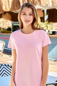 BERRAK 8133 KADIN T-SHİRT PEMBE - 1