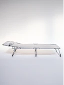 Ecm Proger Sırt Ayarlanabilir Katlanabilir Kademeli Yastıklı Lüks Şezlong-Gri - 4