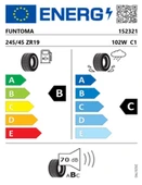 Funtoma 245/45 ZR19 TL 102W REINF. ROADFUN SPORT Yaz Lastiği (Üretim Tarihi:2025) thumbnail 2