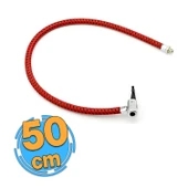 Bisiklet Pompası Hortumu Yedeği 1 Adet Kopmaz Sağlam 50 cm Standart thumbnail 1