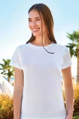 BERRAK 8133 KADIN T-SHİRT BEYAZ - 1