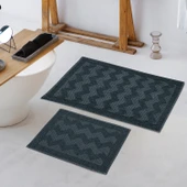 Schafer Home Alba 2 li Şönil Banyo Paspası-Antrasit - 1