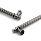Selçuklu Antik Nikel Metal Kulp 224 mm Mobilya Çekmece Mutfak Dolabı Dolap Kapak Kulpları Kulb Kulpu - 4