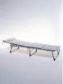 Ecm Proger Sırt Ayarlı Katlanır Yastıklı Minderli Çanta Bölmeli Lüks Şezlong-Gri - 2