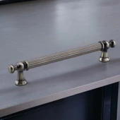 Selçuklu Antik Nikel Metal Kulp 192 mm Mobilya Çekmece Mutfak Dolabı Dolap Kapak Kulpları Kulb Kulpu thumbnail 9