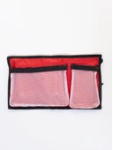 Ecm Proger Sırt Ayarlı Katlanır Yastıklı Minderli Çanta Bölmeli Lüks Şezlong-Kırmızı - 4