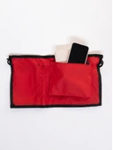 Ecm Proger Sırt Ayarlı Katlanır Yastıklı Minderli Çanta Bölmeli Lüks Şezlong-Kırmızı - 5