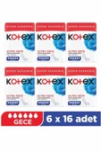 Kotex Ultra Quadro Süper Gece 6 x 16 - 1