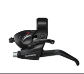 SHIMANO Vites/Fren Kolu (Düz Gidon için) ST-EF41-7R-SET 1800 / 2050 mm 600 / 600 / 300 SIS40 siyah - 2