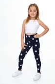 Toontoy Kız Çocuk Çiçek Baskılı Tayt - 24