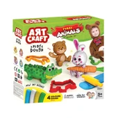 03697 Art Craft Eğlenceli Hayvanlar Hamur Set 200 gr - 1