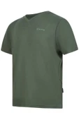 2AS Victor Erkek Viloft V Yaka T-Shirt Haki - 2