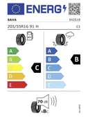 Sava 205/55R16 91H Intensa HP2 Oto Yaz Lastiği (Üretim: 2024) thumbnail 2