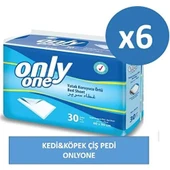 Only One Kedi Köpek Çiş Pedi 60x90 cm Yatak Koruyucu 30'lu 5 paket / 180 adet - 2