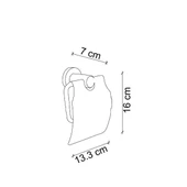 FONTANA KAPAKLI TUVALET KAGITLIGI FJ-20103 (KROM) thumbnail 2