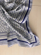 Vakko V Desenli Pamuklu Şal 70x180 thumbnail 1