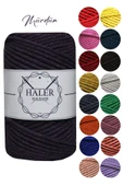 Büklüm 3 Büküm, Taranan Makrome, Pamuk Makrame, Halat İp, Üç Büküm, Hobi İpi, 250 Gr - 1