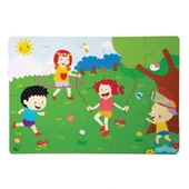 1276-CS Chiva, İlkbahar Ahşap Yer Puzzle - 1