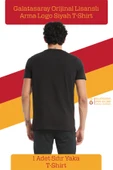 Galatasaray Orijinal Lisanslı Büyük Logolu T-Shirt + Bileklik Set Hediyelik Ahşap Kutulu - 5