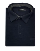 Regular Fit Erkek Gömlek Yaka Selanik Kazak-7131 - 1