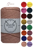 Büklüm 3 Büküm, Taranan Makrome, Pamuk Makrame, Halat İp, Üç Büküm, Hobi İpi, 250 Gr - 1