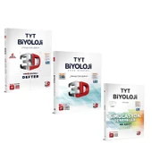 3D Yayınları TYT Biyoloji Video Destekli Defter Soru Bankası ve Deneme Seti 3 Kitap - 1