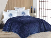 BLANK SET AGOSSA DAMASK BATTANİYE SETİ BLUE - 1