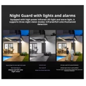 Ozmik CMR60  WiFi IP Kamera 6K 12MP Dış Mekan Üç Lensli Üç Ekran PTZ Güvenlik Kamerası thumbnail 6