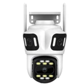 Ozmik CMR60  WiFi IP Kamera 6K 12MP Dış Mekan Üç Lensli Üç Ekran PTZ Güvenlik Kamerası thumbnail 1