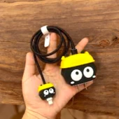 Brokoli Home İphone 18w/20w Uyumlu Şarj Aleti Kılıfı, Şarj Kablo Koruyucu, Şarj Koruyucu Kılıf Baretli - 1