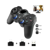 Ozmik 2.4g Kablosuz Oyun Kolu Pc / Ps3 / Android Tv / Android Telefon ve Tablet Uyumlu Gamepad - 1
