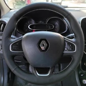 Renault Clio 4 Dikmeli Direksiyon Kılıfı Araca Özel A+ thumbnail 1