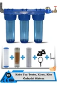 WaterMelon  Daire Bina Sayaç Girişi 3 Aşama Su Arıtma Cihazı (KLOR ,KİREÇ , TORTU ÖNLEYİCİ YUMUŞATMA SİSTEMİ) thumbnail 1