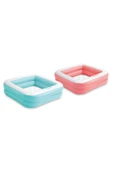Intex Şişme Taban Mini Kare Havuz 86x86x25 cm Mavi IH57100 - 3