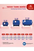 WaterMelon  Trtank Profesyonel 100 Litre Yatay Ayaklı Nsf Membranlı Hidrofor Genleşme Tankı - 2