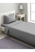 Tek Kişilik 100x200 Lastikli Çarşaf Takımı-gri - 1