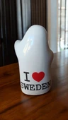 Hayalet Porselen Tuzluk & I Love Sweden Temalı - 6