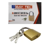 Bay-Tec Asma Kilit Sarı No.38mm MK2334 4671 - 1