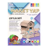 SUDOR AHSAP MAKET CIFTLIK EVI BOYAMA B.BOY MD2-06 - 1