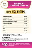 Nutraxin Collagen Beauty Complex Hidrolize 90 Tablet - 3
