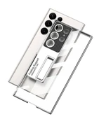 Galaxy S24 Ultra Kılıf Kamera Korumalı Şeffaf Tasarımlı Redclick Lego Standlı Kapak - 10