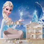 Elsa Çocuk Odası Duvar Kağıdı thumbnail 1