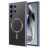 Galaxy S24 Ultra Kılıf Kamera Korumalı Magsafe Wireless Şarj Özellikli Redclick Demre Kapak thumbnail 6