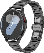Huawei Watch GT 5 Pro 42mm/ GT 5 41mm/GT 4 41mm (18mm uyumlu) Kordon Baklalı Metal Kordon - 11