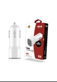 Mytell Çift USB 2.1A Araç Şarj Başlığı  - Beyaz - 5